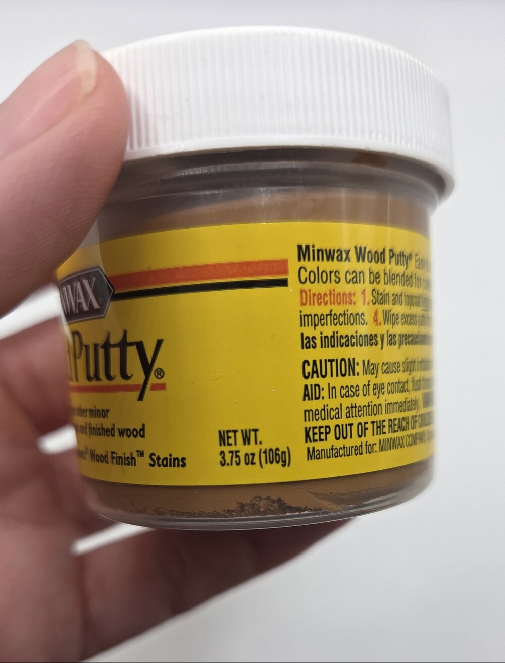 NWT Minwax Wood Putty Cherry#935 3.75 oz Brand New Sealed - Picture 4 of 4